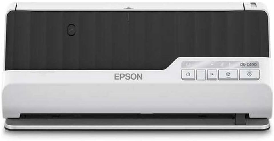 Scanner DS-C490 Scansione di Alta Precisione per Documenti e Foto, Velocità Rapida di Scansione, Connessione Wireless, Facile da Usare e Ottimizzato per la Gestione dei Documenti
