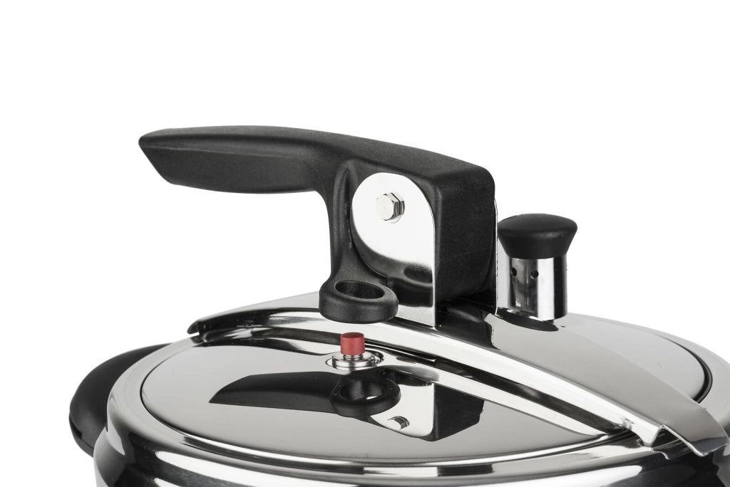 Barazzoni Amelia+ Pentola a Pressione 5 L 22 cm Acciaio Inox 18-10 Induzione Lavastoviglie colore Nero