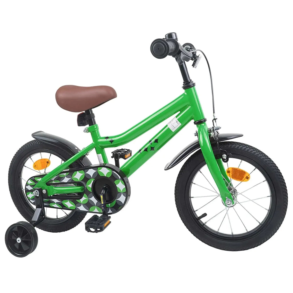 Bicicletta per Bambini 16 Pollici per bambini di 4-6 anni Verde 42009477