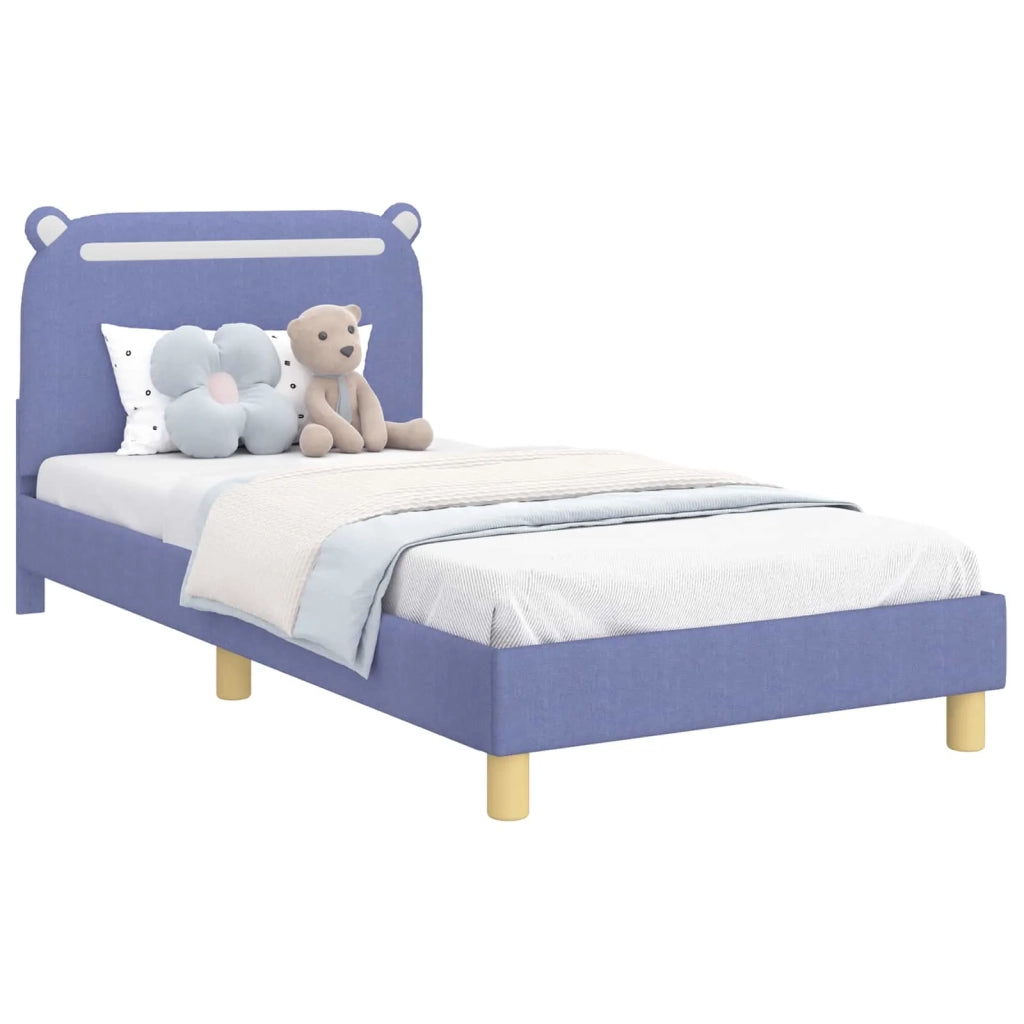 Struttura letto bambini con testata-Giroletto per bambini Blu jeans 80 x 200 cm 619578