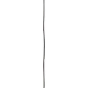 Lampadario Contemporaneo Vimini Acciaio Nero Tessuto 3 Luci E27
