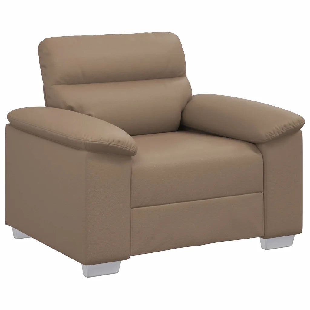 Poltrona-Divano Sedia Cappuccino 100x81x84 cm in Similpelle