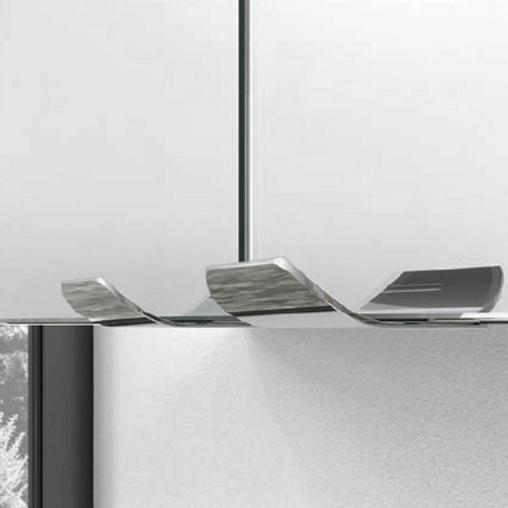 Mobile bagno con specchiera 80 cm bianco opaco con cassetti e lavabo incluso Master