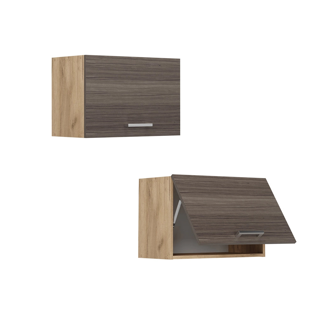 Pensile da cucina R-Line Grigio nobile/Rovere dorato 60 cm Piatto Vicco