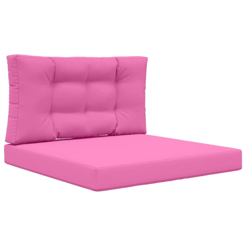 Cuscino per divano da esterno 2 pcs Rosa Poliestere