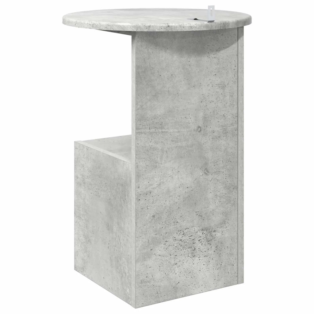 Tavolo laterale | Tavolino Grigio Cemento ? 39,5 x 55 cm