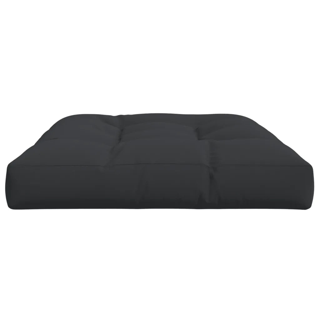 vidaXL Cuscino per Pallet Nero 120x80x12 cm in Tessuto