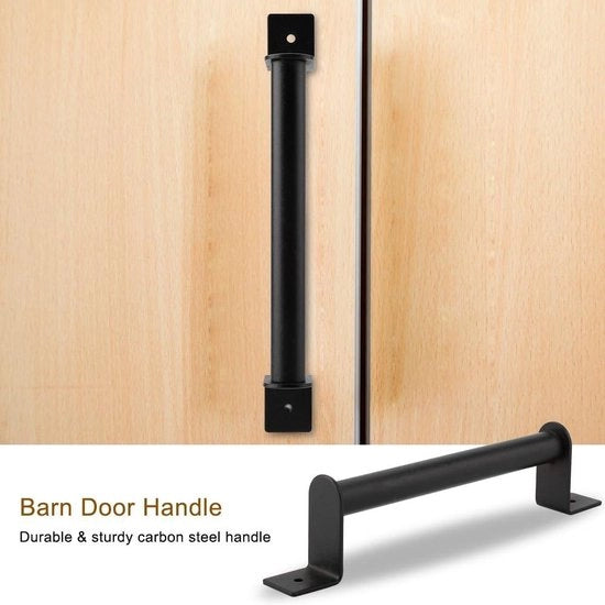 Maniglia per porte in legno - maniglia in acciaio di carbonio - maniglia lunga - maniglia per porta a vetrata - porta in legno - porta a vetrata.
