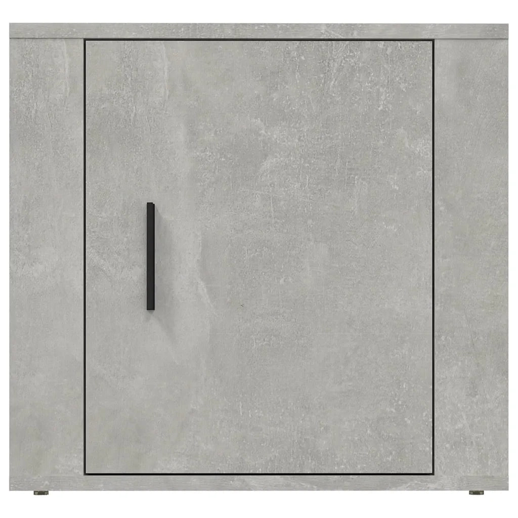 Comodini 2 pz Grigio Cemento 50x39x47 cm 816697