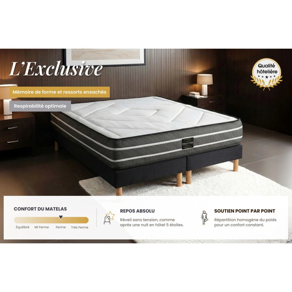 Set materasso e base 160x200 cm - Esclusivo