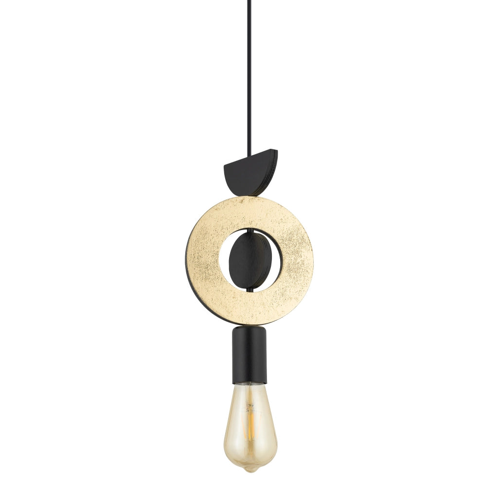 Lampada sospensione Drops Wood oro E27 25W Nowodvorski