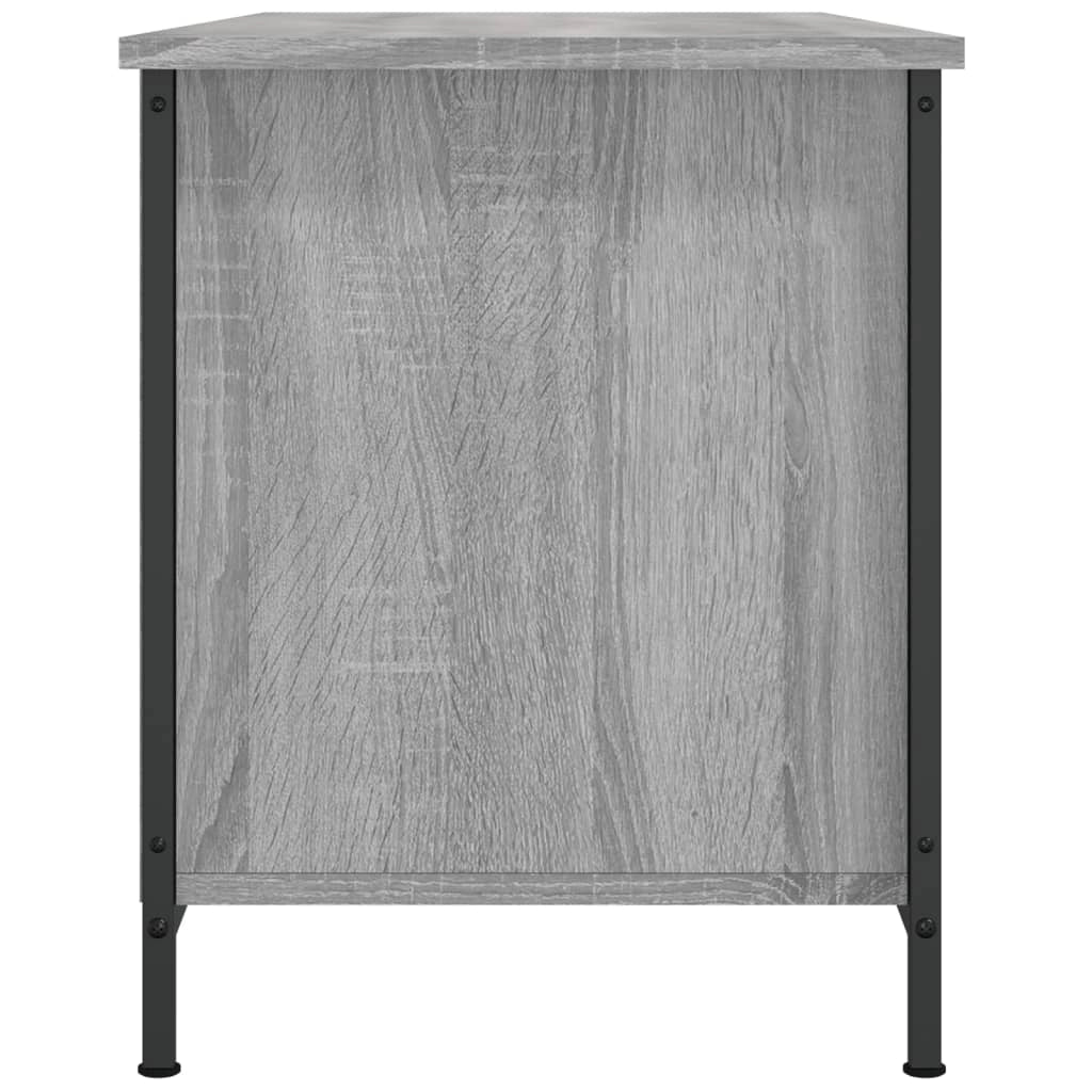 Mobile TV multimediale mensola TV credenza TV sala da pranzo soggiorno camera da letto Sonoma 100 x 40 x 50 cm legno ingegnerizzato grigio 02_0028346