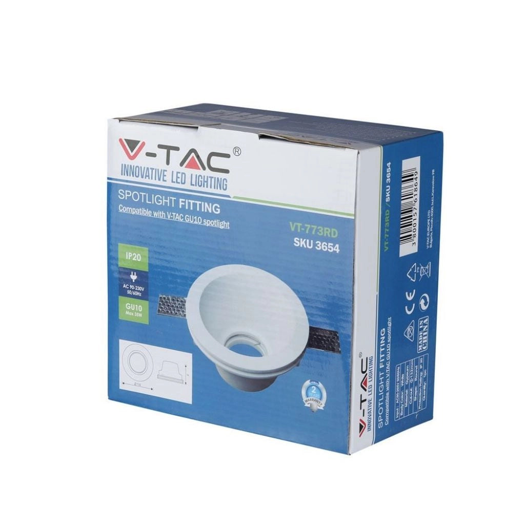 GU10 MASSIONE GYPSUM BIANCO