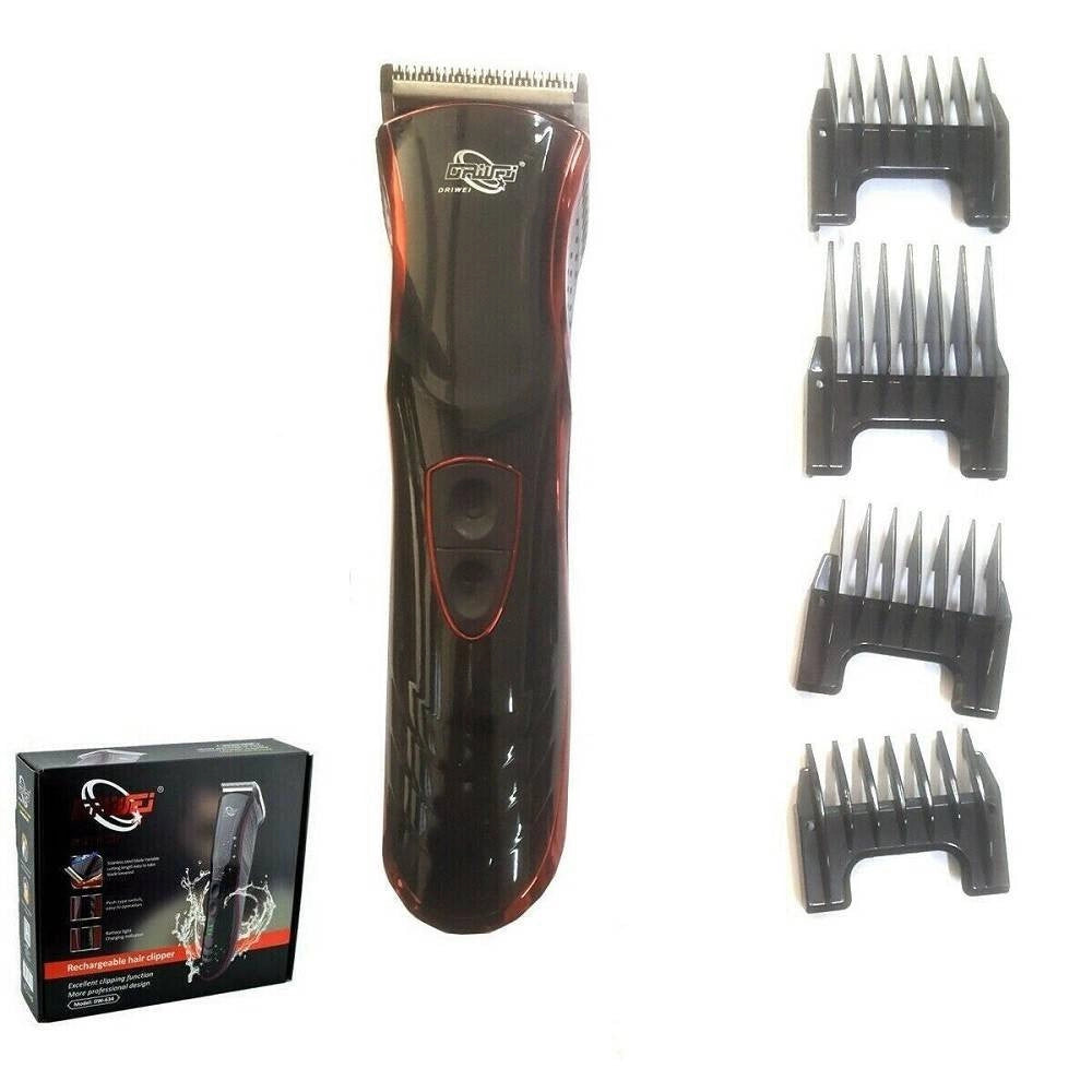 Trade Shop - Rasoio Tagliacapelli Professionale Regola Barba Wireless Senza Filo Dw-634 -