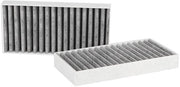 Filtro dell'aria 2 pezzi - Filtro dell'aria del motore - Filtro dell'aria della cabina - Parte di ricambio 55111302AA/68233626AA - Alta qualità dell'aria - Migliorata sicurezza