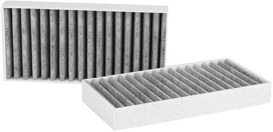 Filtro dell'aria 2 pezzi - Filtro dell'aria del motore - Filtro dell'aria della cabina - Parte di ricambio 55111302AA/68233626AA - Alta qualità dell'aria - Migliorata sicurezza