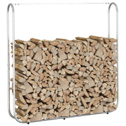 Rastrelliera per Legna 150x25x150 cm in Acciaio Zincato 4100704