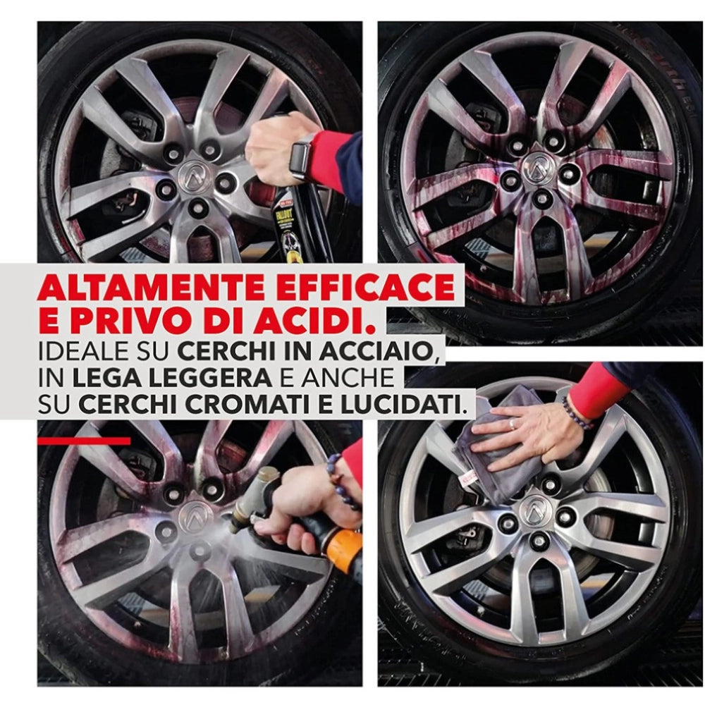Fallout iron remover 500 ml decontaminante ferroso per cerchi e carrozzeria