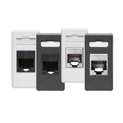 PRESA TELEFONICA RJ45 CAT 5E 'SISTEM' FTP - Nero - GEWISS
