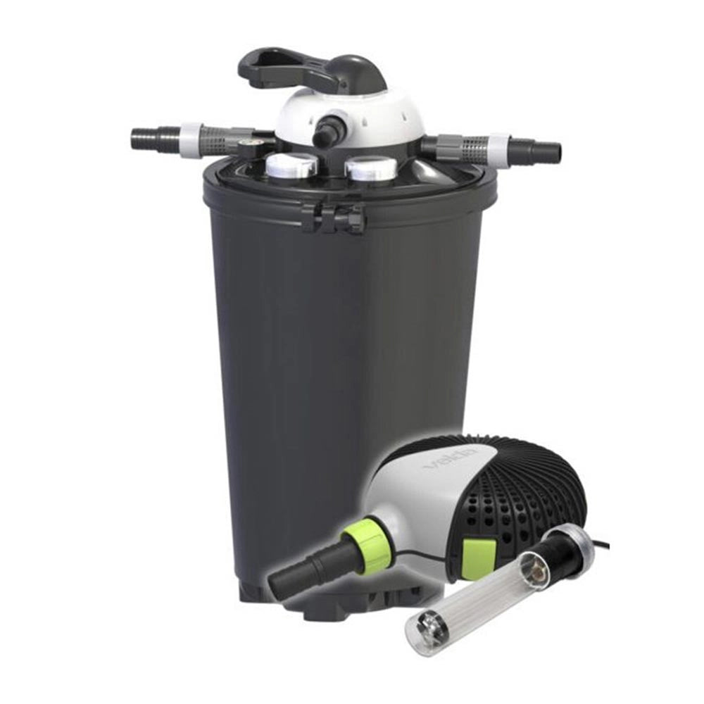 Velda Clear Control Set - filtro pressurizzato con pompa e UV-C integrato per laghetti Modello: 75