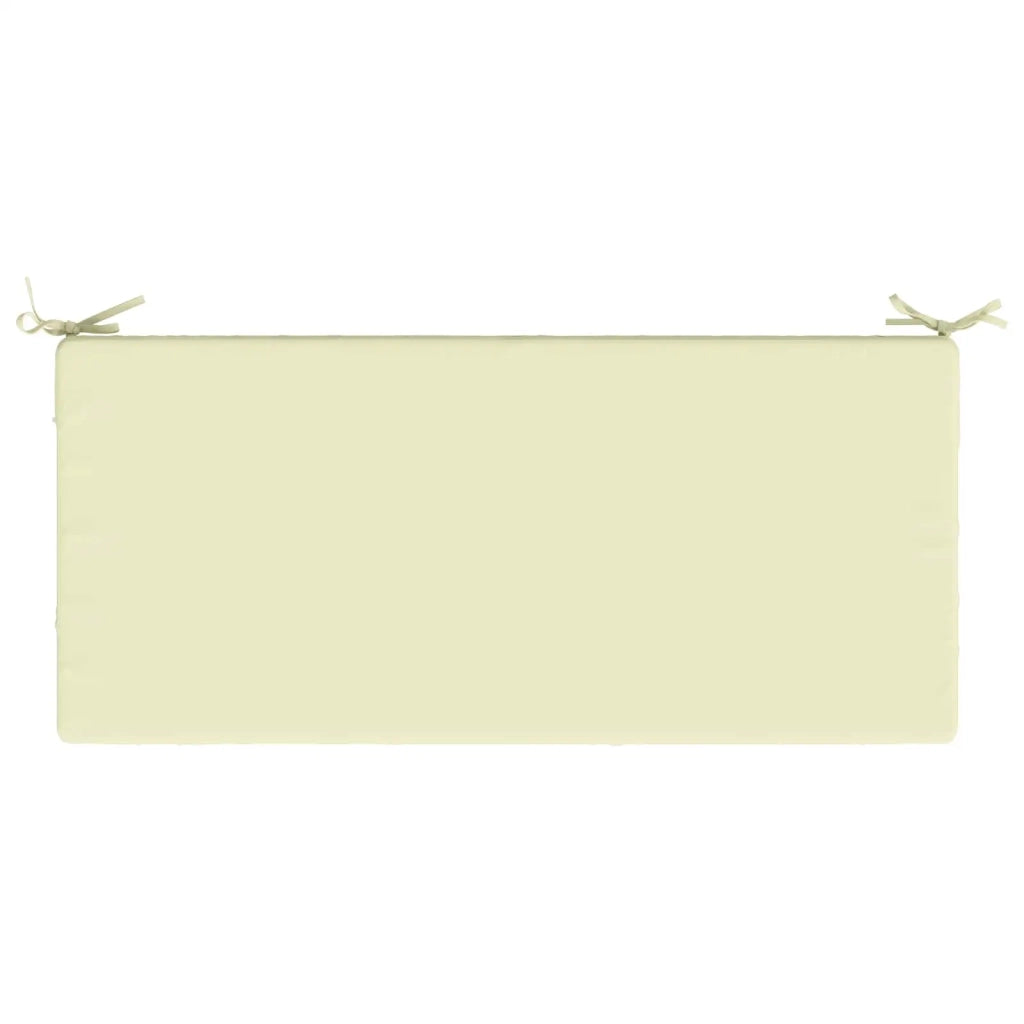 Cuscini per Panchina a 2 Pezzi SOEST 2 pz 100% Poliestere Crema 950159