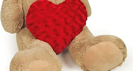 Orso Peluche Gigante 100 cm Orso Peluche gigante San Valentino Orso Peluche Gigante Con Cuore Altissima Qualita' Modelli