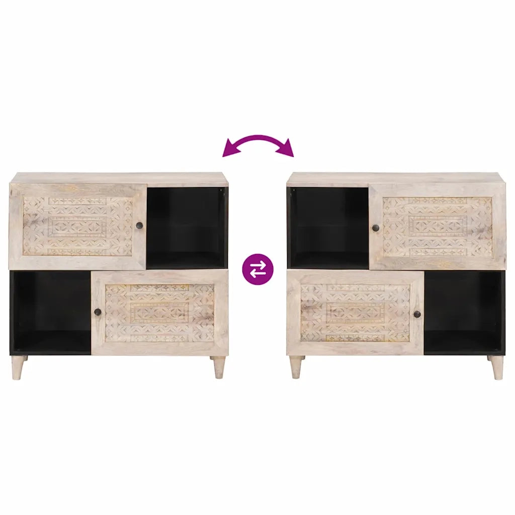 Credenza Bianco 33.5 x 80 x 75 cm 4018143