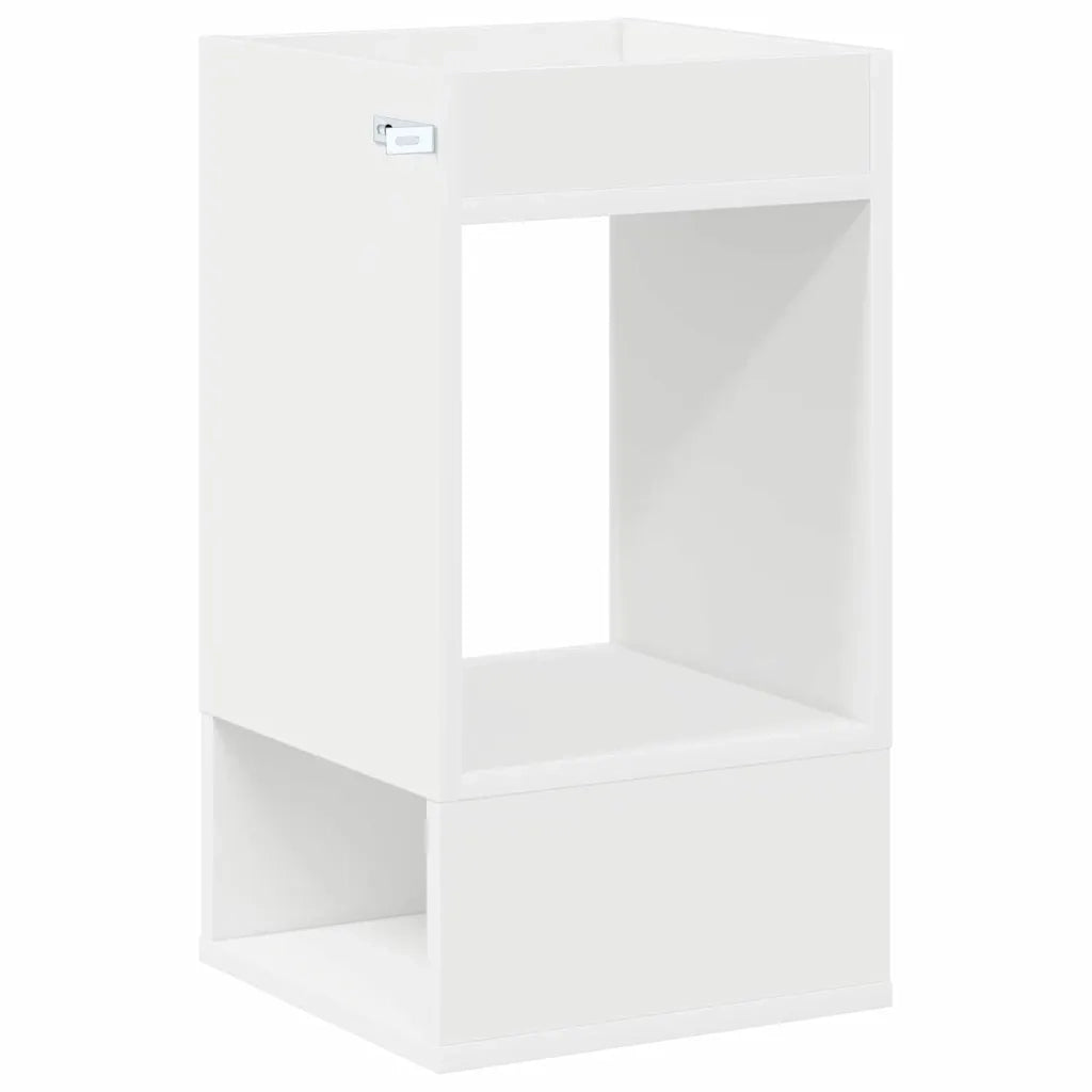 Tavolino Bianco 30 x 30 x 56 cm Legno multistrato 890928