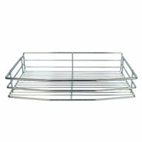 Set 4 Cestelli in Acciaio Inox per Mobile ad Angolo Cieco 90-100 cm Mano Destra