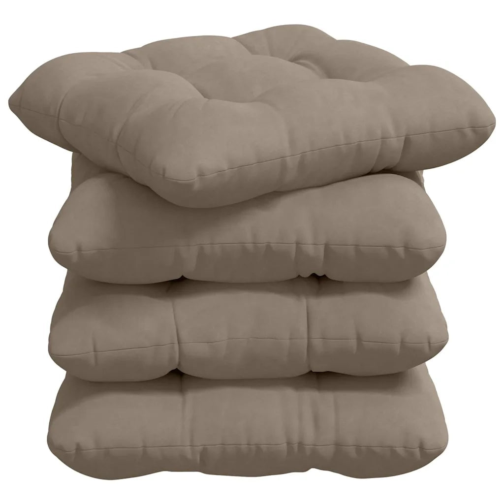 Cuscini per Seduta 4 pcs Talpa 40 x 40 cm Tessuto in Microfibra 42015089