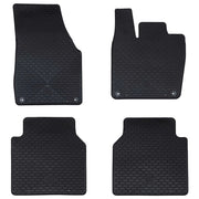 Tappetino per Auto 4 pcs Nero adatto per VW ID.7 2023- Gomma