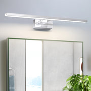 ZMH Lampada da Specchio per Bagno LED 12W a Parete Luce Neutra 4000K 60cm Moderna Cromata per Armadio da Bagno