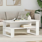 Tavolino da salotto Bianco 90 x 50 x 40 cm Legno multistrato 8000212