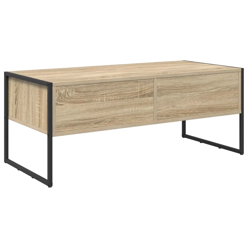 Tavolino da salotto Sonoma 100 x 46 x 40 cm Legno multistrato 886445