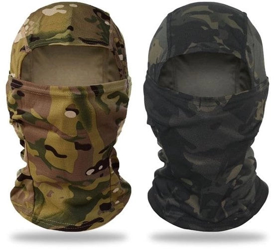 Bivacco Camuffato per Attività All'aperto con Maschera Facciale