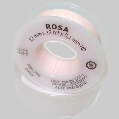 NASTRO TEFLON PER VAPORE E ALTE TEMPERATURE  12 x 12 x 0,10     MADE IN ITALY
