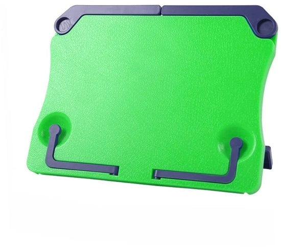 Supporto musicale portatile - Opvougbile e regolabile - Leggero e trasportabile - Verde - Adatto per musica e libri di cucina - Ideale per viaggi