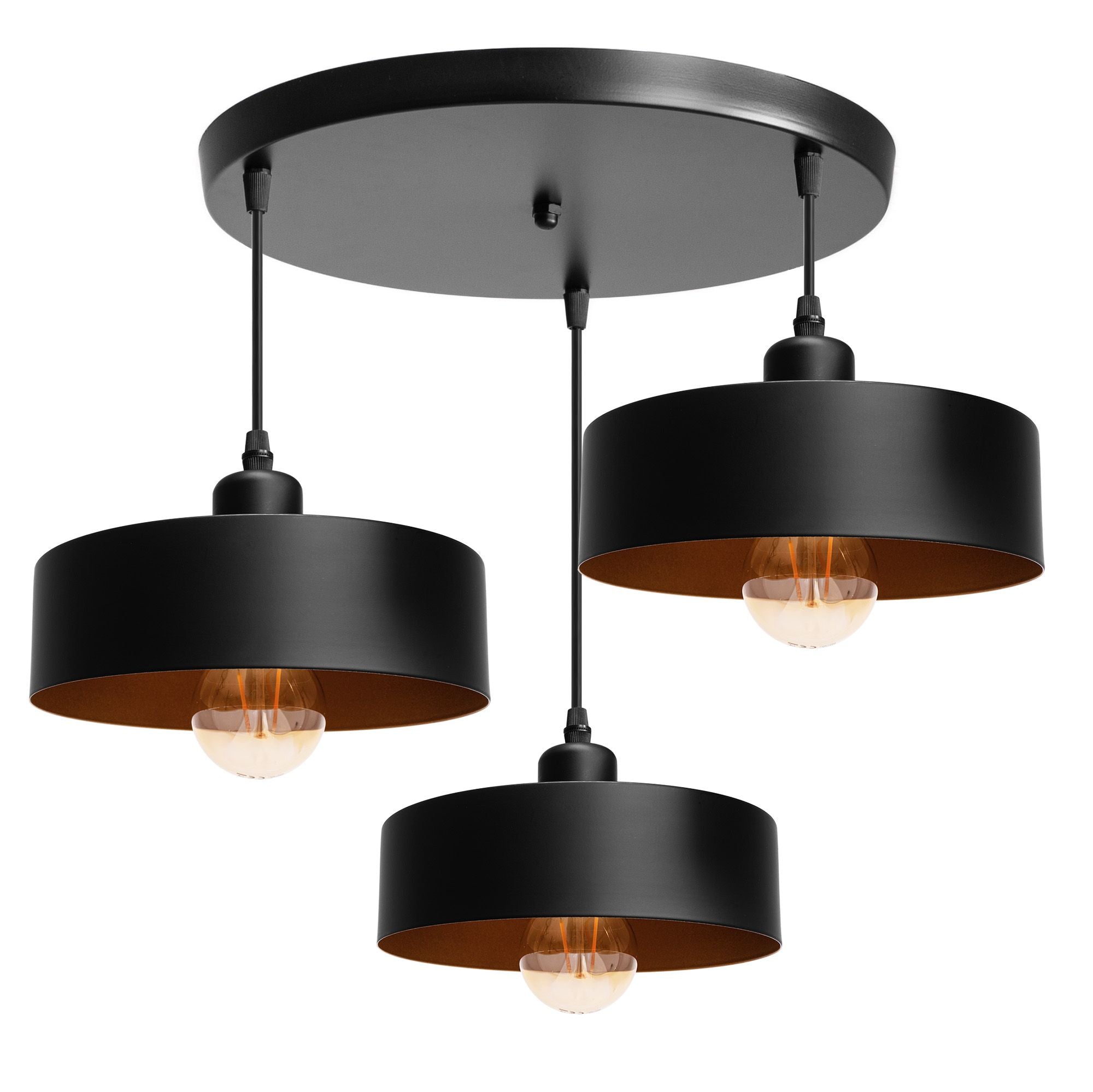 Lampada APP1334-3CP Black Gold