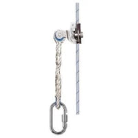 Sistema Anticaduta Scorrevole Con Moschettone, Corda Kernmantel 11 mm, Corde di Sicurezza 10 m, Chiusura a Vite