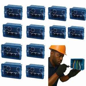 12 Cassette da Incasso 503 IP40 Scatole Elettriche da Parete per Interruttori