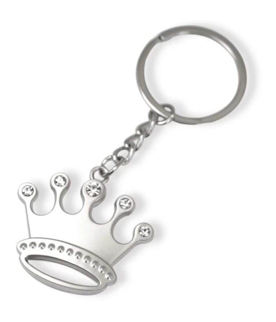 12 Portachiavi Porta Chiave Bomboniere Confettata Corona Re Regina Segnaposto         