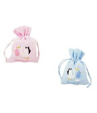 12 Sacchetti Cicogna Rosa O Celeste It's A Boy Girl Nascita Bomboniera Sacchetto         