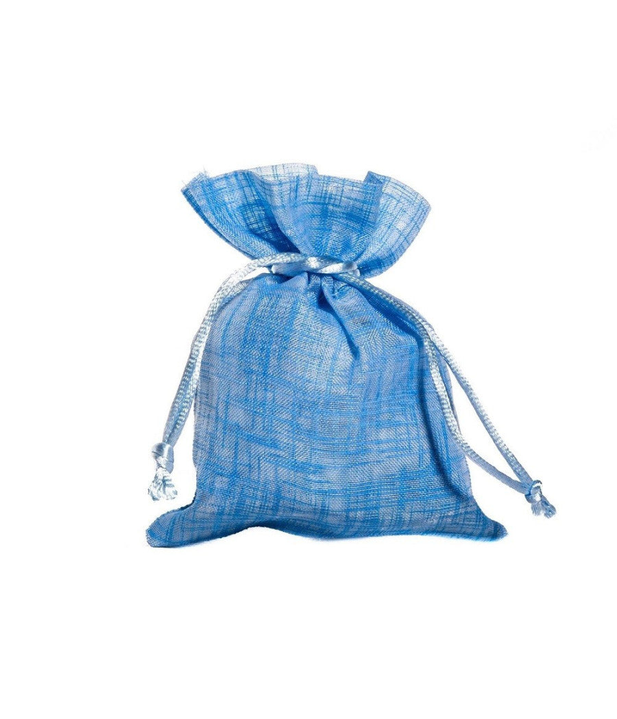 12 Sacchetto Portaconfetti Vari Colori Bomboniera Confetti Sacchettino         