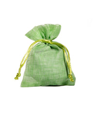 12 Sacchetto Portaconfetti Vari Colori Bomboniera Confetti Sacchettino  Verde       