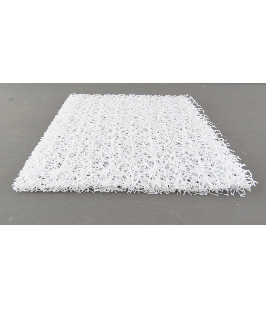 12 Velo Rete Veli Polycotton Bianco Confetti Bomboniera Wedding Nozze Battesimo         