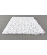 12 Velo Rete Veli Polycotton Bianco Confetti Bomboniera Wedding Nozze Battesimo         