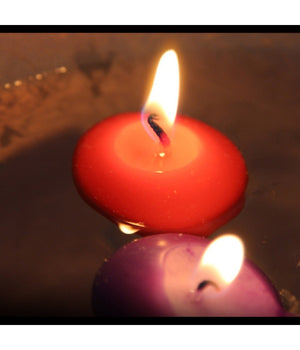 12 X Candeline Galleggianti Rosse Rosso Matrimonio Decorazione Tealight Candele         