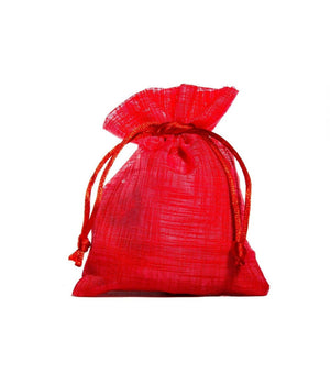 12 X Sacchetti Stoffa Porta Confetti Matrimonio Nascita Battesimo Bomboniera         