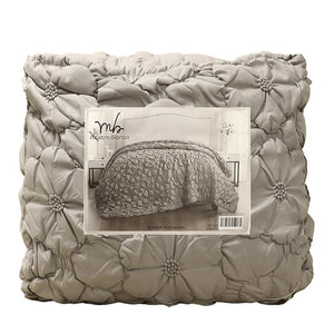 TRAPUNTA MATRIMONIALE 260X260 CM COLORE GRIGIO