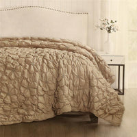 TRAPUNTA MATRIMONIALE 260X260 CM COLORE BEIGE